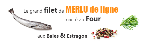 recette lefish gourmand filet XL de merlu nacre four poivre 5 baies romarin